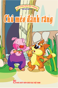 Chú mèo đánh răng