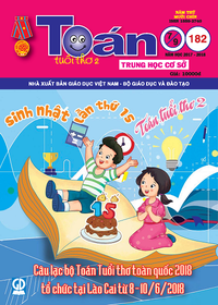 Tạp chí Toán Tuổi thơ 2, số 182